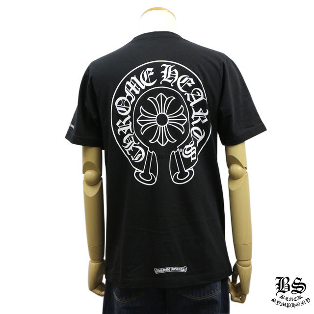 【Chrome Hearts】クロムハーツ Tシャツ ホースシュー ブラック