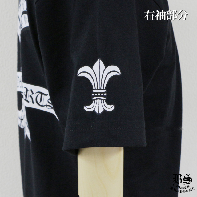 【Chrome Hearts】クロムハーツ Tシャツ CHフレア ブラック