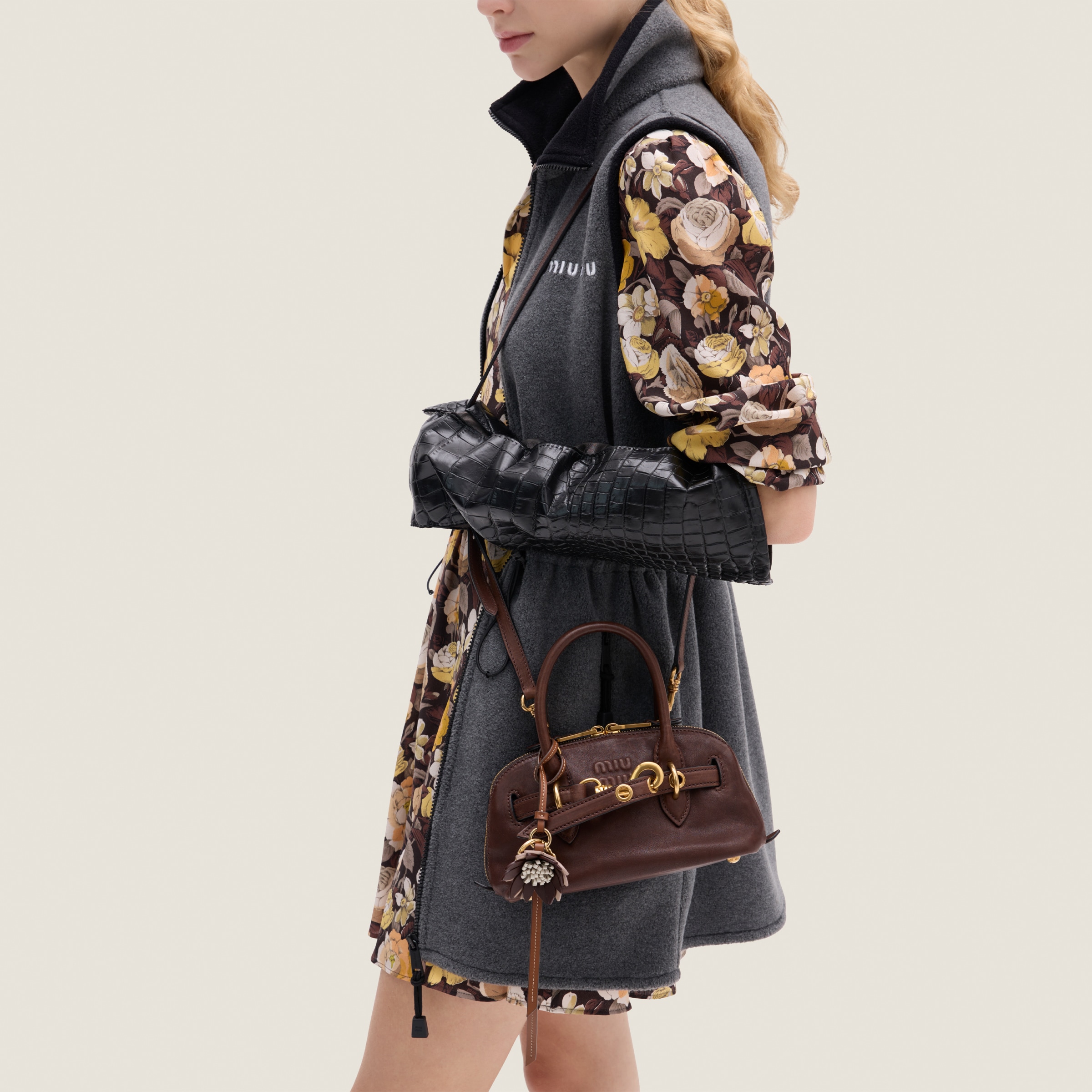 【新作】MIU MIU/ミュウミュウ ★アバンチュール ミニ ナッパレザー バッグ 【ミニ】