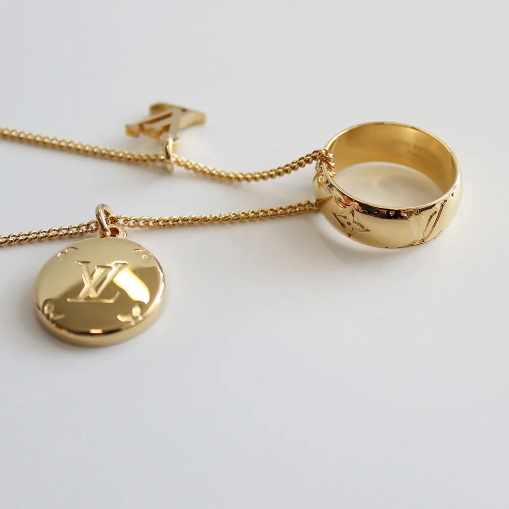 【国内発送/直営店】ネックレス リング モノグラムM80189