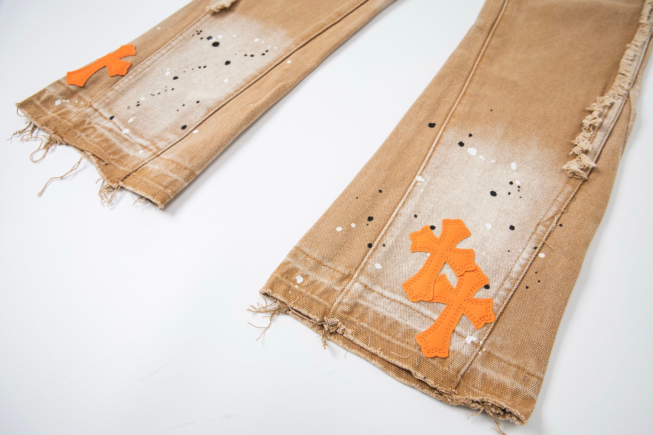 【Chrome Hearts】クロムハーツ ギャラリー部門 クロスパッチフレアデニムジーンズ8200