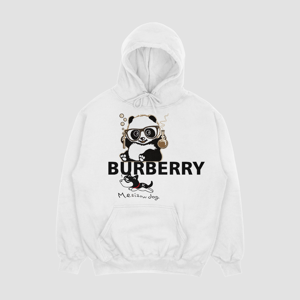 Burberryスウェット クル パーカー プリント  綿　男女兼用