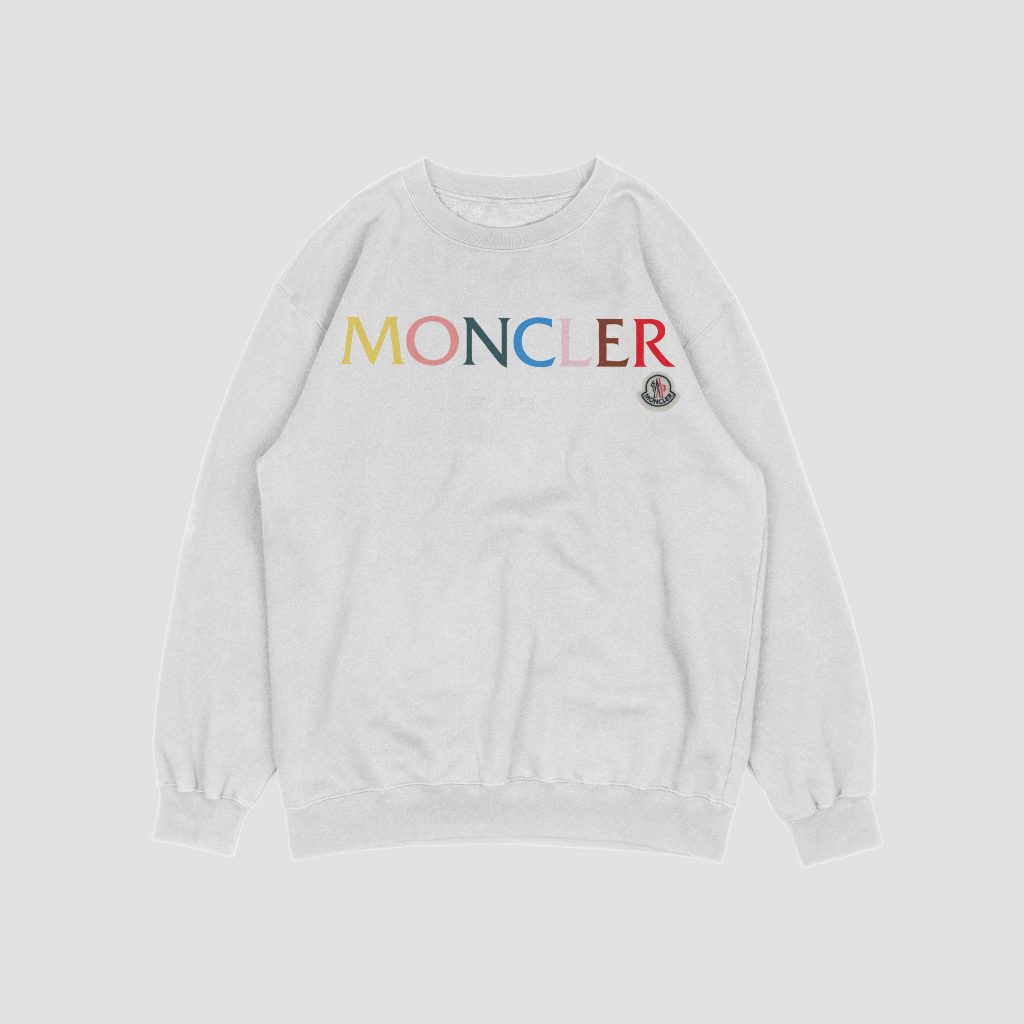 MONCLERクラシックなカジュアルスポーツスウェットクル