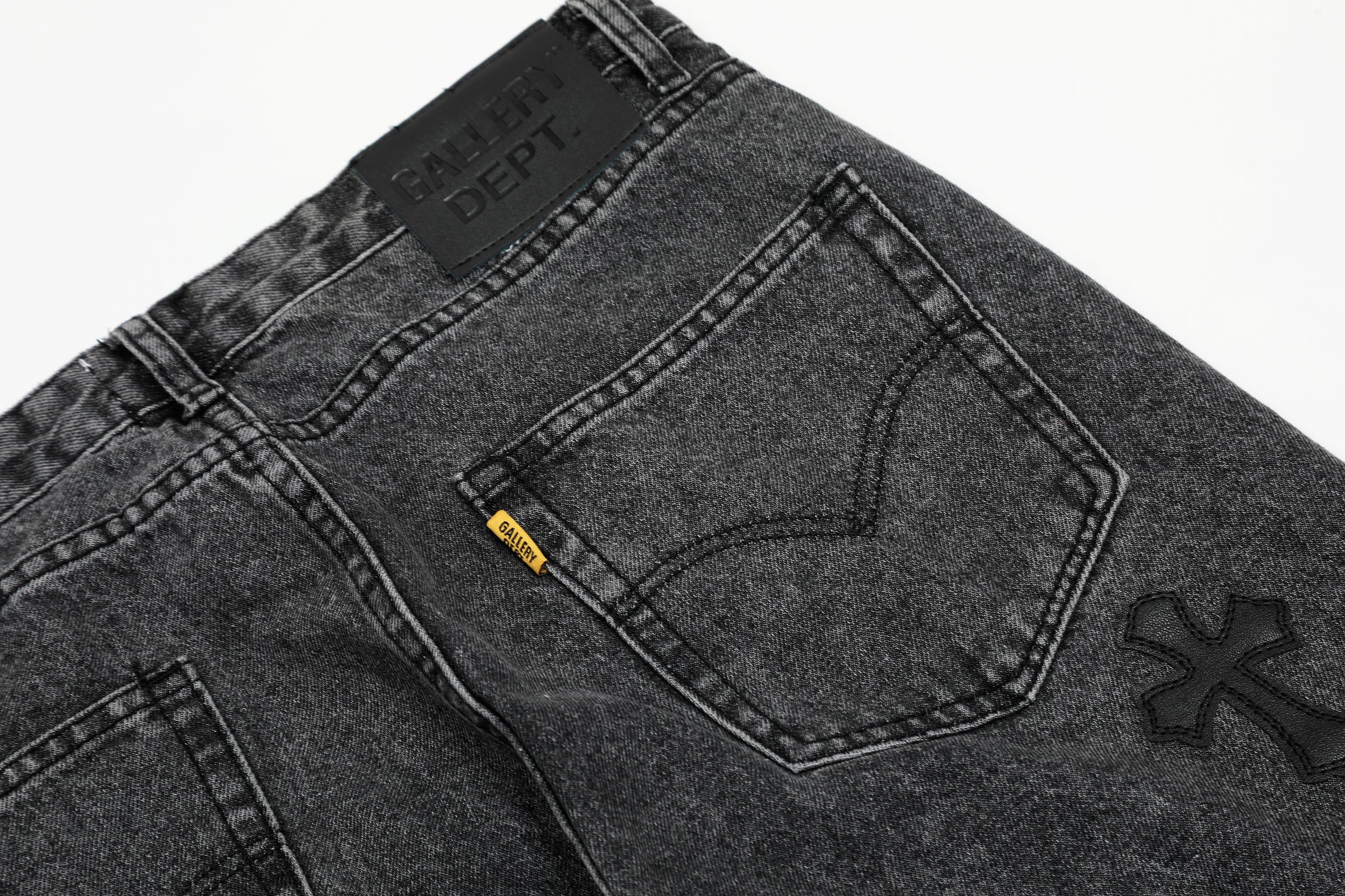 【Chrome Hearts】クロムハーツ ギャラリーデパート クロスパッチ フレアデニムジーンズ