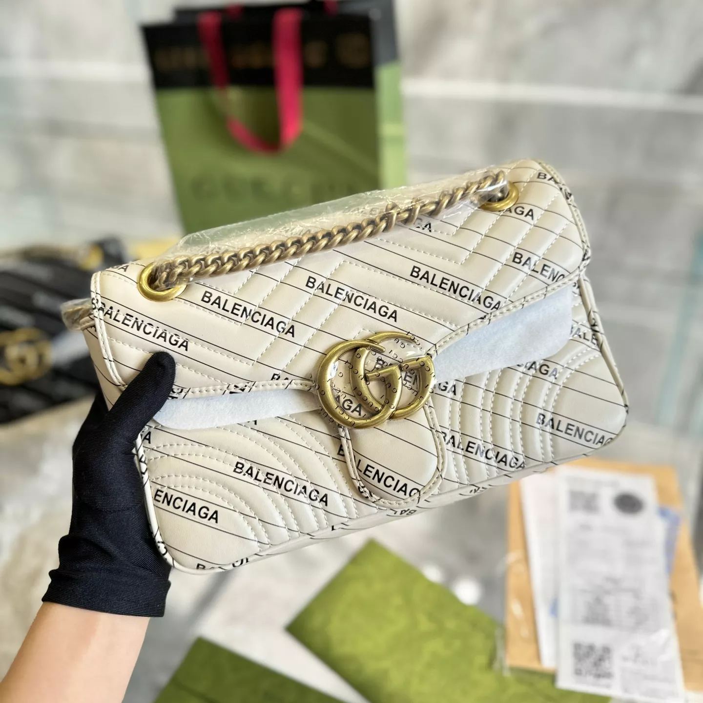 GUCCI(グッチ)｜ハッカーアイテムgg marmontバッグ