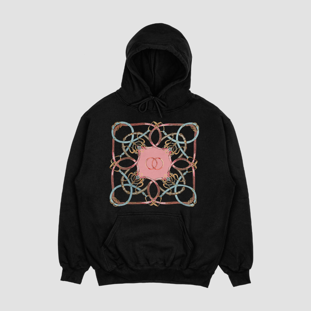 CHANEL 漫画文字プリントのパーカー