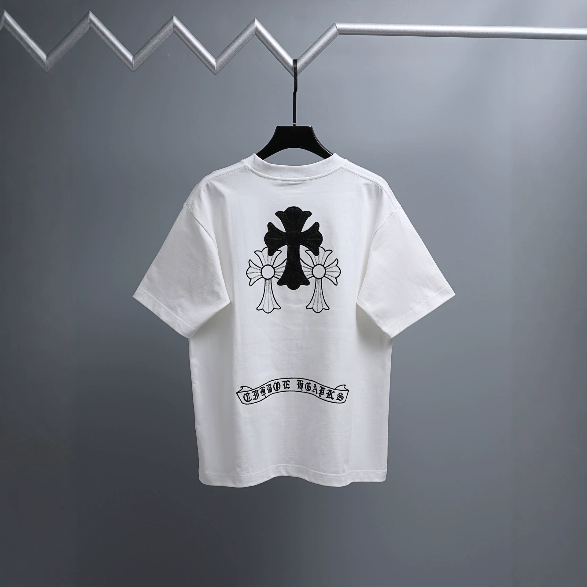 Chrome Hearts/クロムハーツ 2026SS夏新作 半袖Tシャツ 男女兼用 黑/白 CHT-26S30