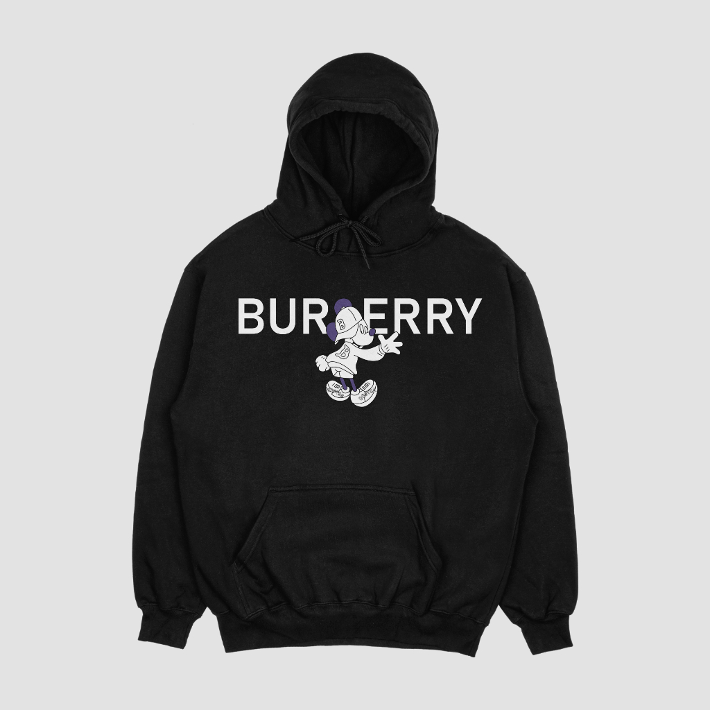 Burberry ロゴアルファベットプリントパーカー