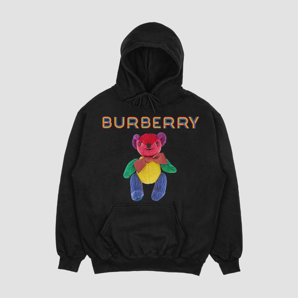 Burberryスウェット クル パーカー プリント  綿　男女兼用