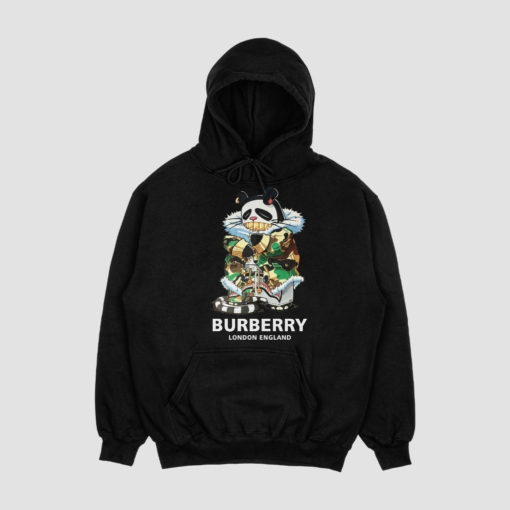 Burberry 小熊アルファベットのキャラクタープリントのパーカー