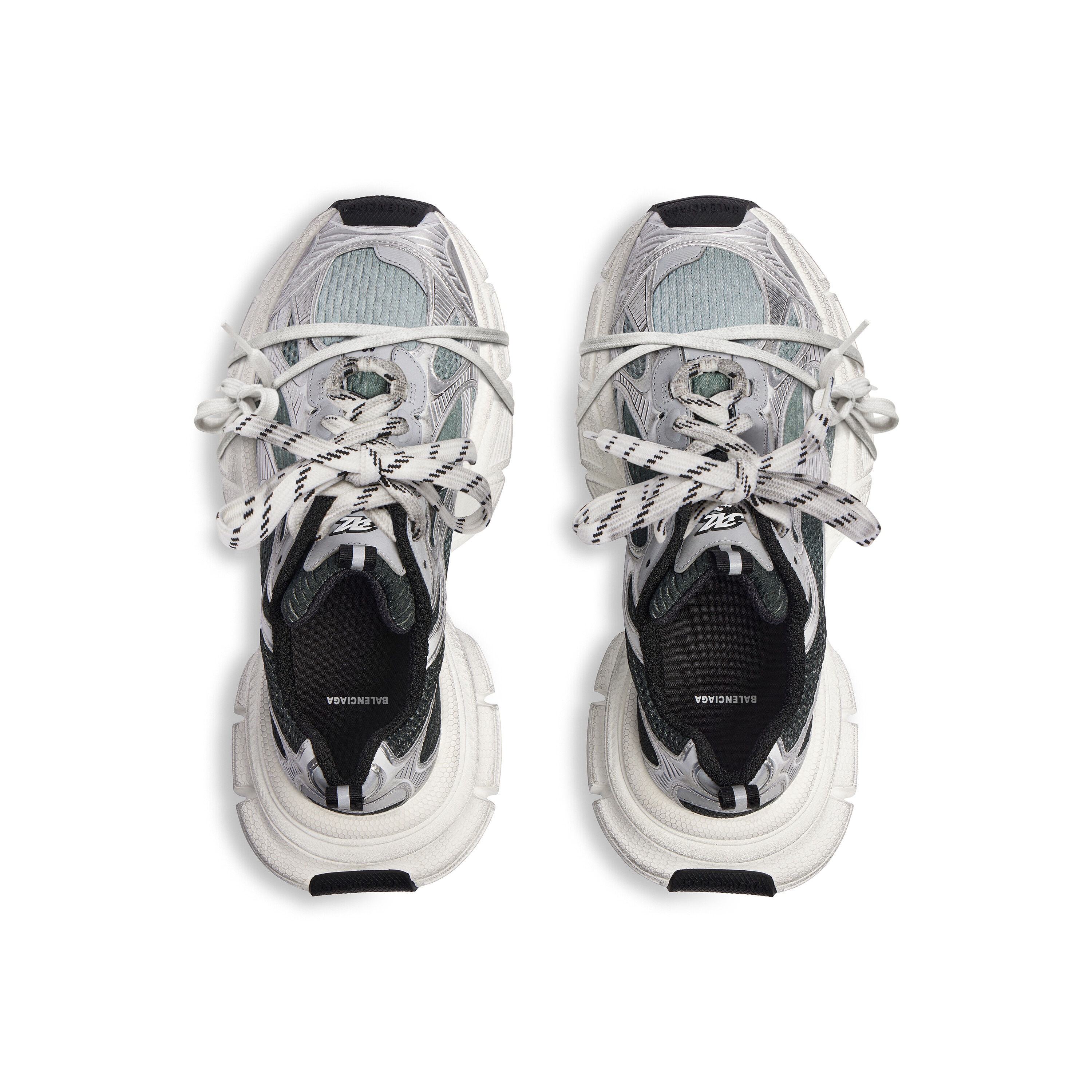 ブラック/グレー/ホワイト の メンズ 3xl Gradient スニーカー