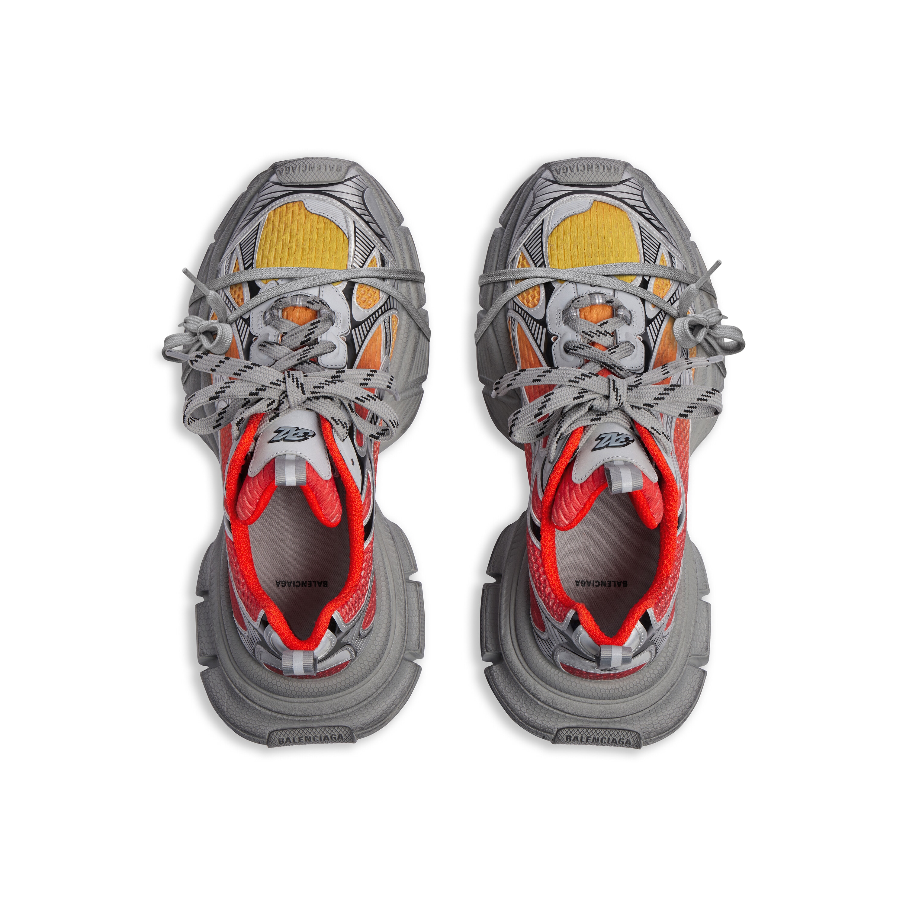 レッド/タンジェリン/グレー/ブラック の メンズ 3xl Gradient スニーカー