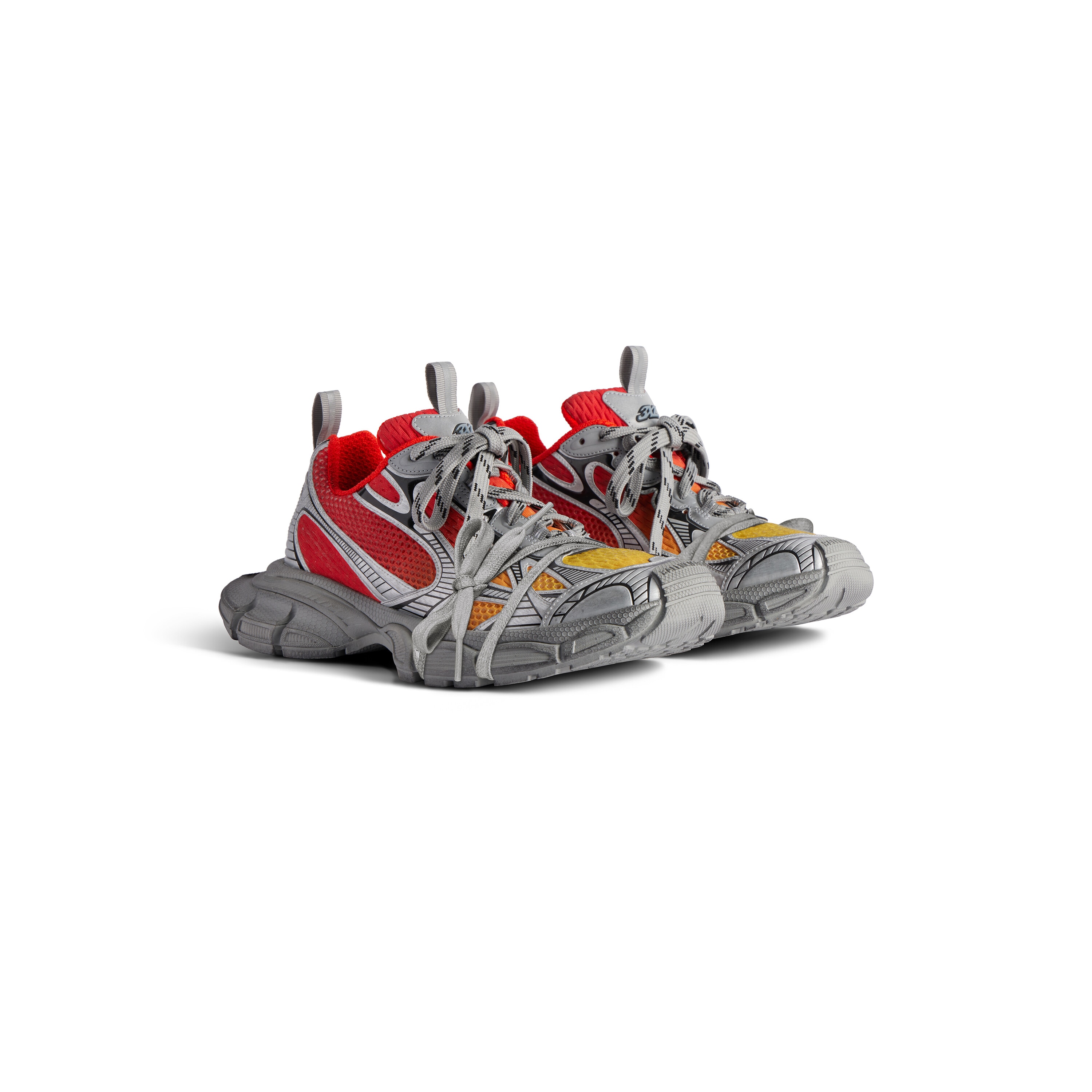 レッド/タンジェリン/グレー/ブラック の メンズ 3xl Gradient スニーカー