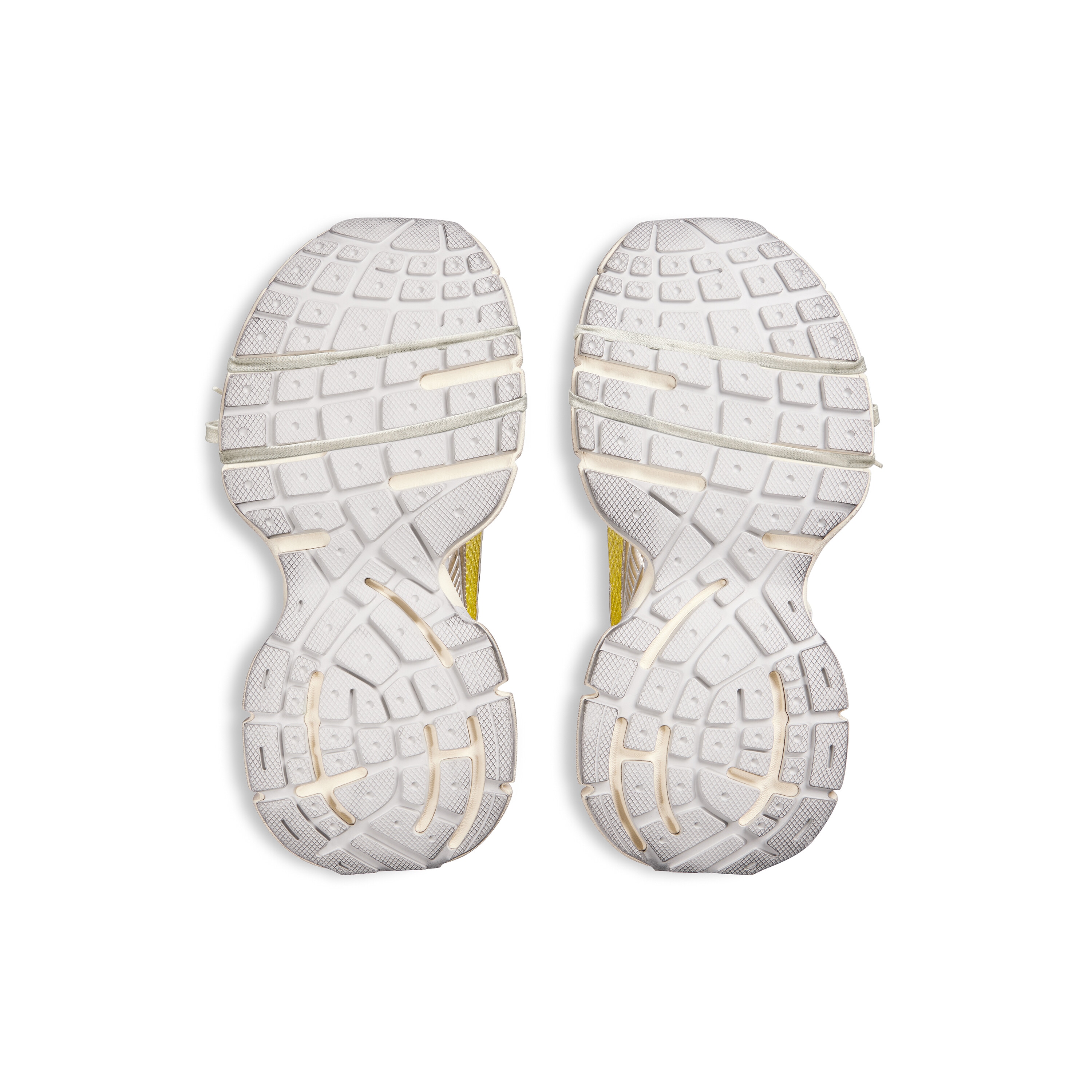 イエロー/オフホワイト/グレー の メンズ 3xl Gradient スニーカー