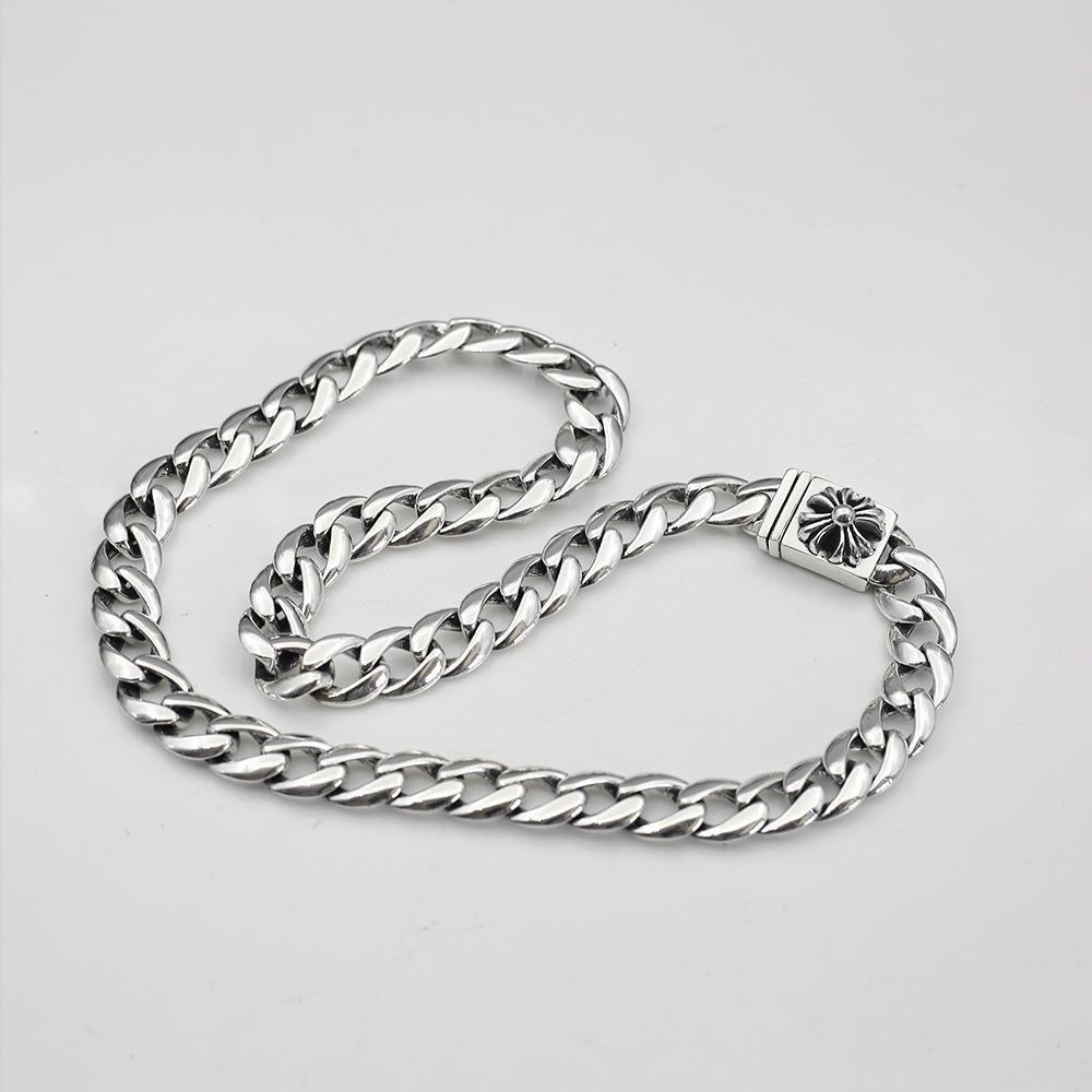 クロムハーツ（Chrome Hearts）ネックレス テーパード クラシック リンク / ボックス CHX 18インチ