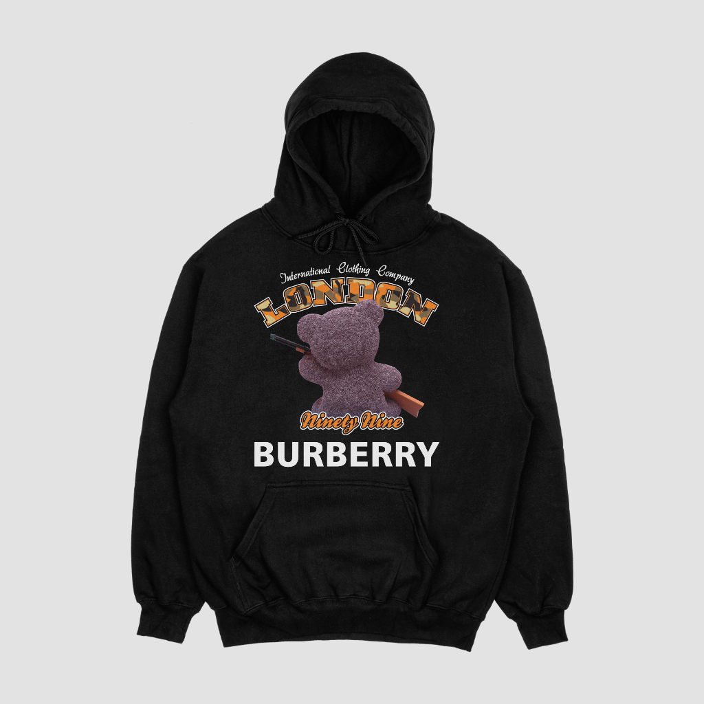 Burberry 小熊アルファベットのキャラクタープリントのパーカー