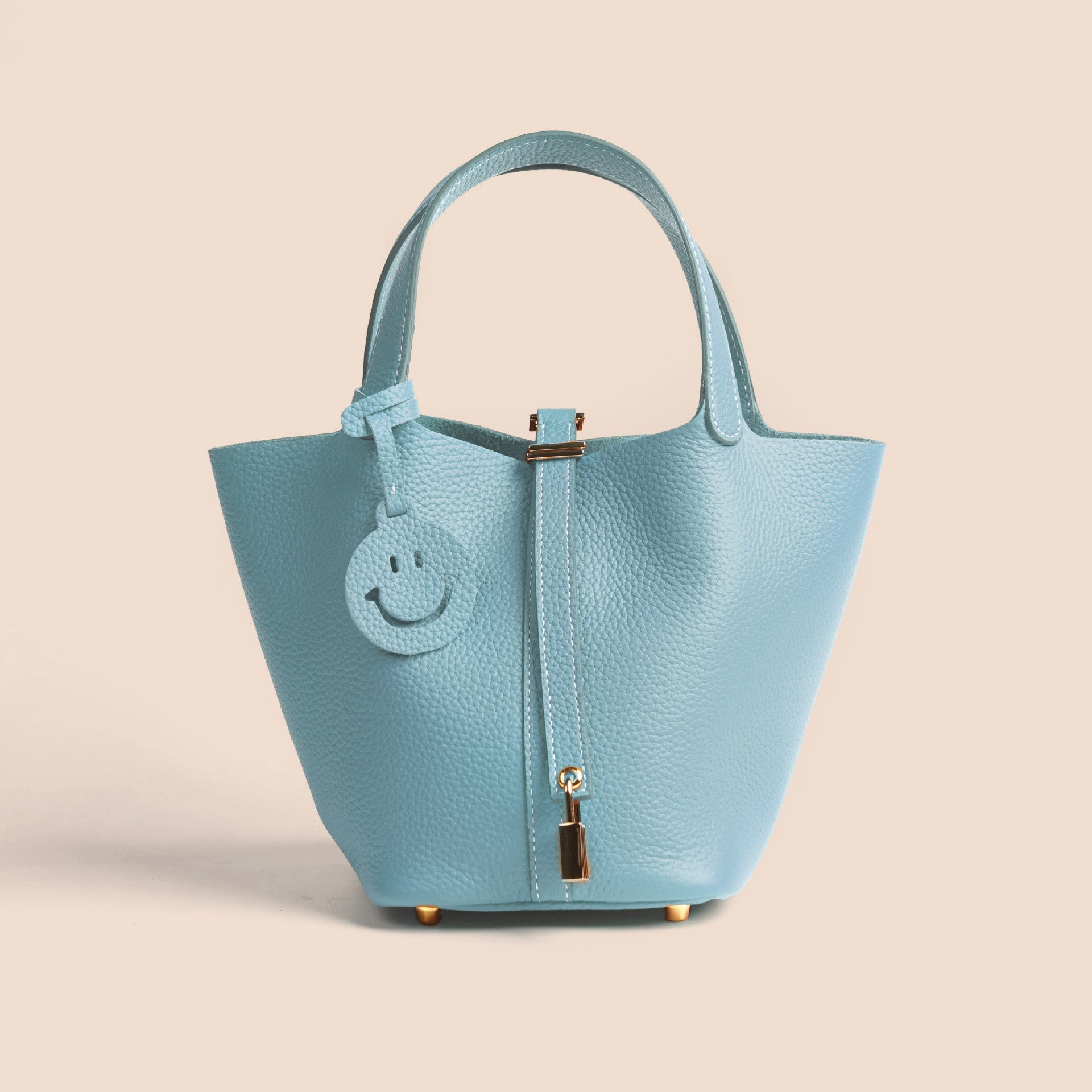 Hermes Etoupe Luxe Lock Tote