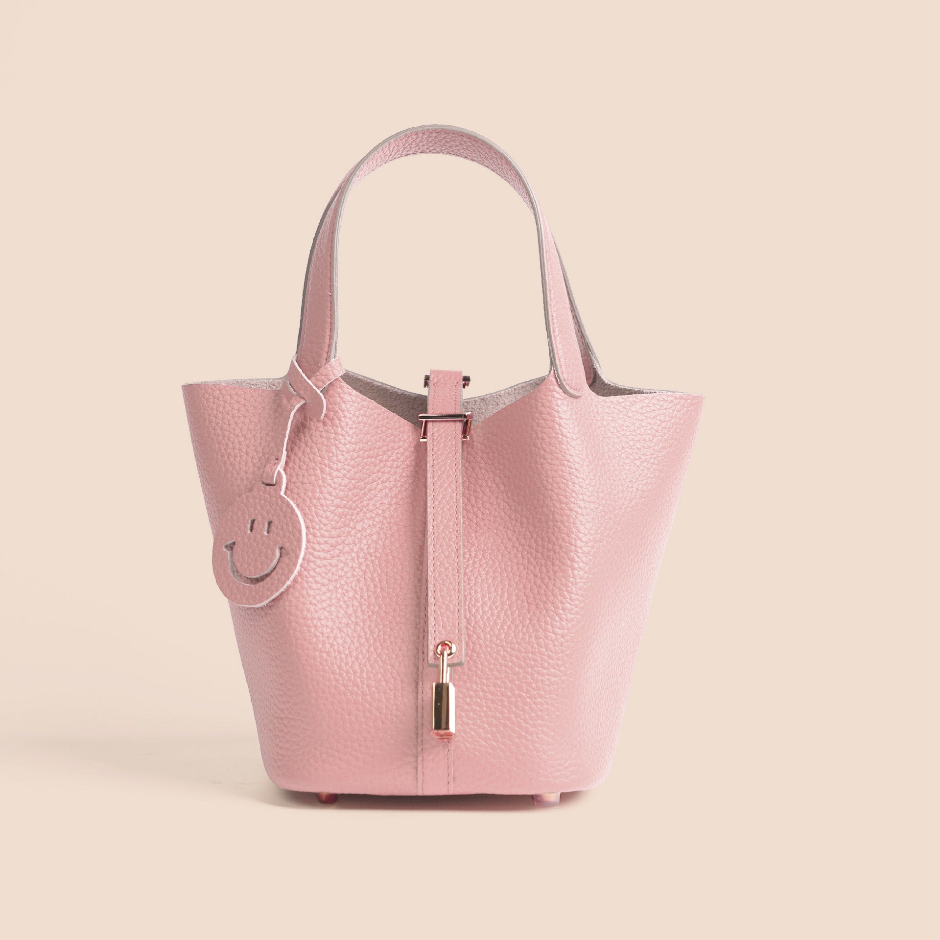 Hermes Etoupe Luxe Lock Tote