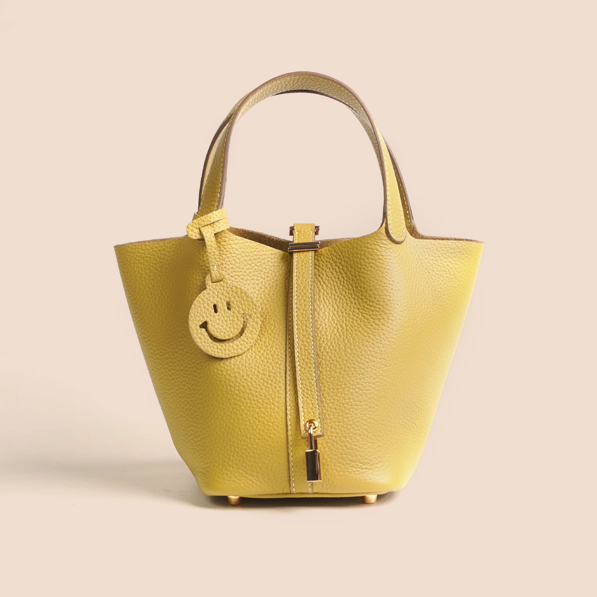 Hermes Etoupe Luxe Lock Tote