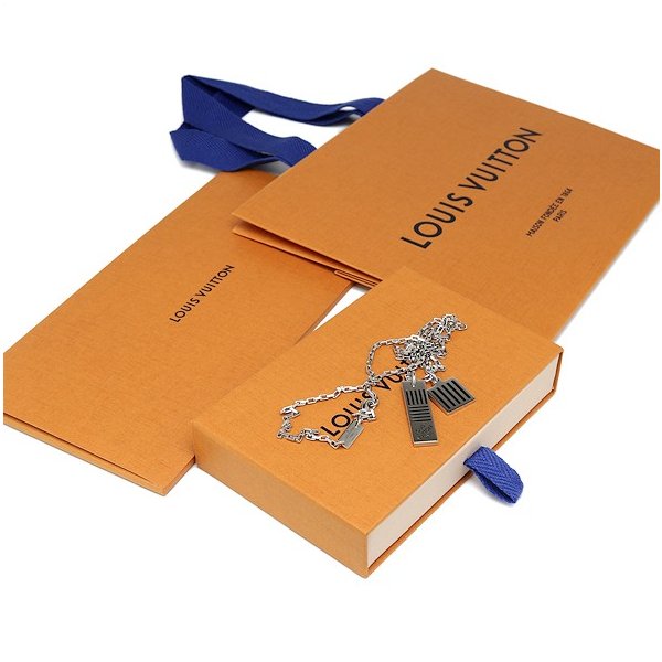 【国内発送/直営店】ネックレス ルイヴィトン アクセサリー LV M62490 コリエ ダミエカラーズ メンズ ペンダント シルバー