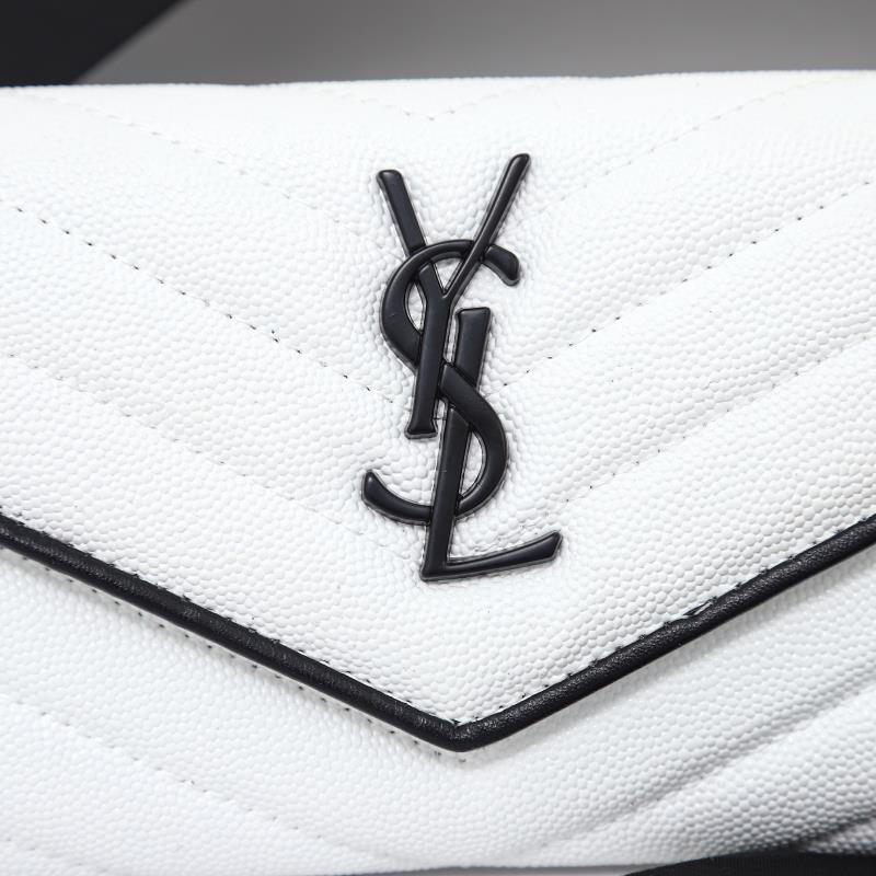 新作 Saint Laurent 長財布 レザー エレガンス YSL