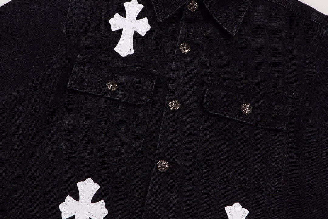 【Chrome Hearts】クロムハーツ 新作デニムジャケット Tシャツ