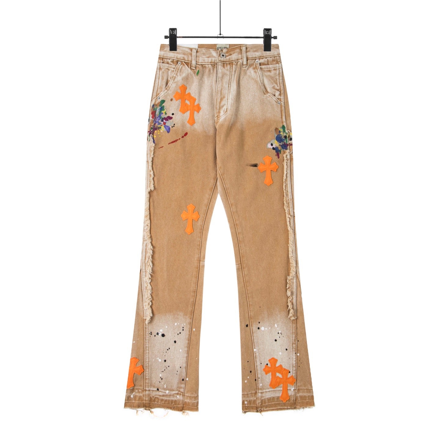 【Chrome Hearts】クロムハーツ ギャラリー部門 クロスパッチフレアデニムジーンズ8200