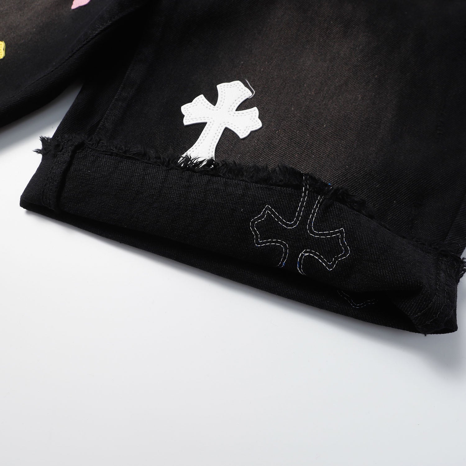 【Chrome Hearts】クロムハーツ 新作デニムショートパンツ 9922