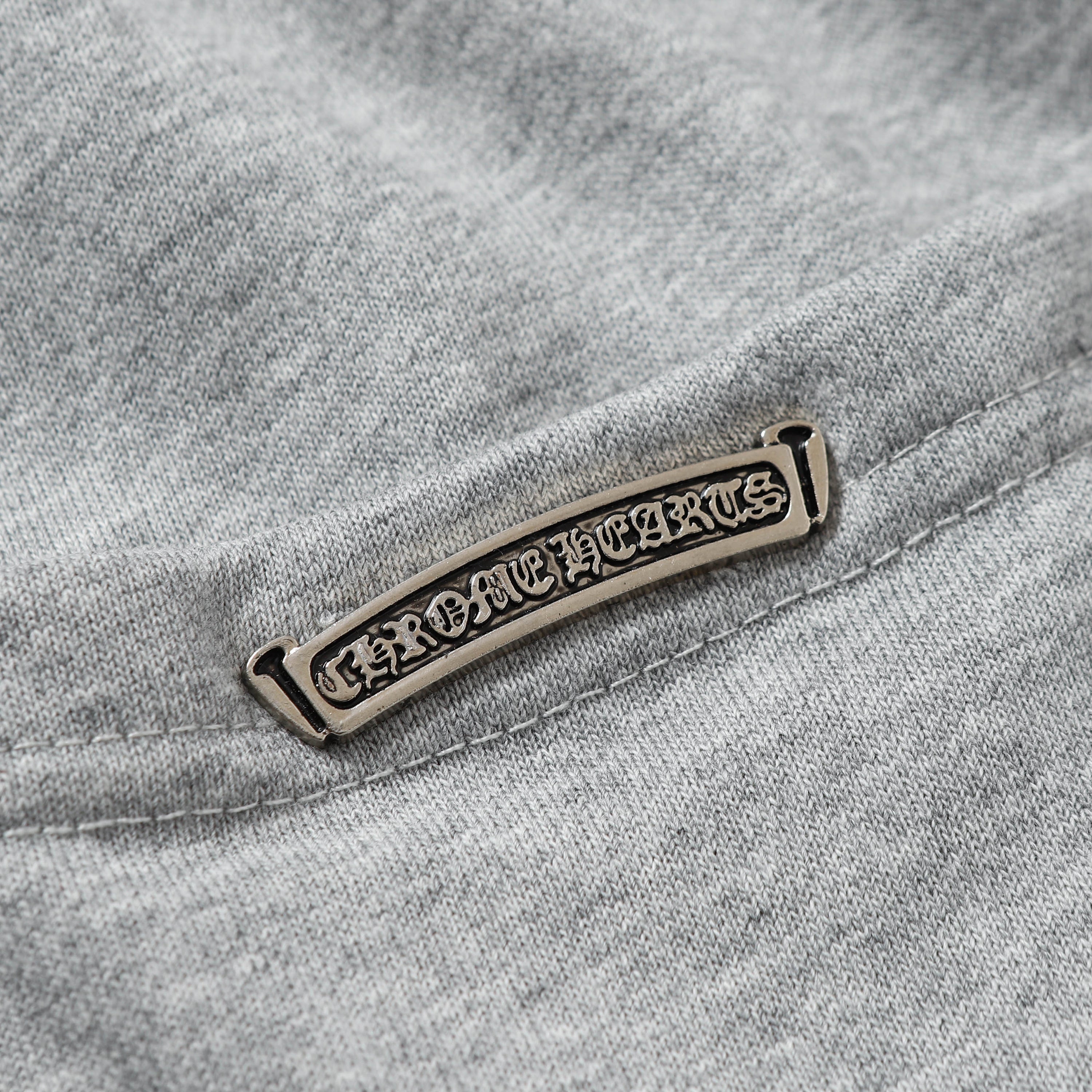 【Chrome Hearts】クロムハーツ セメタリーレザー クロスパッチ ペーパージャム ショートパンツ