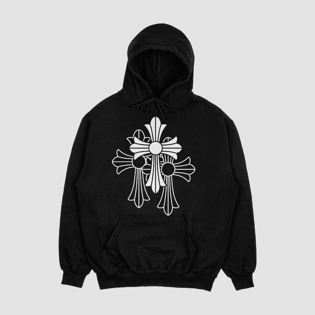 Chrome Hearts クラシックなロゴプリントパーカー
