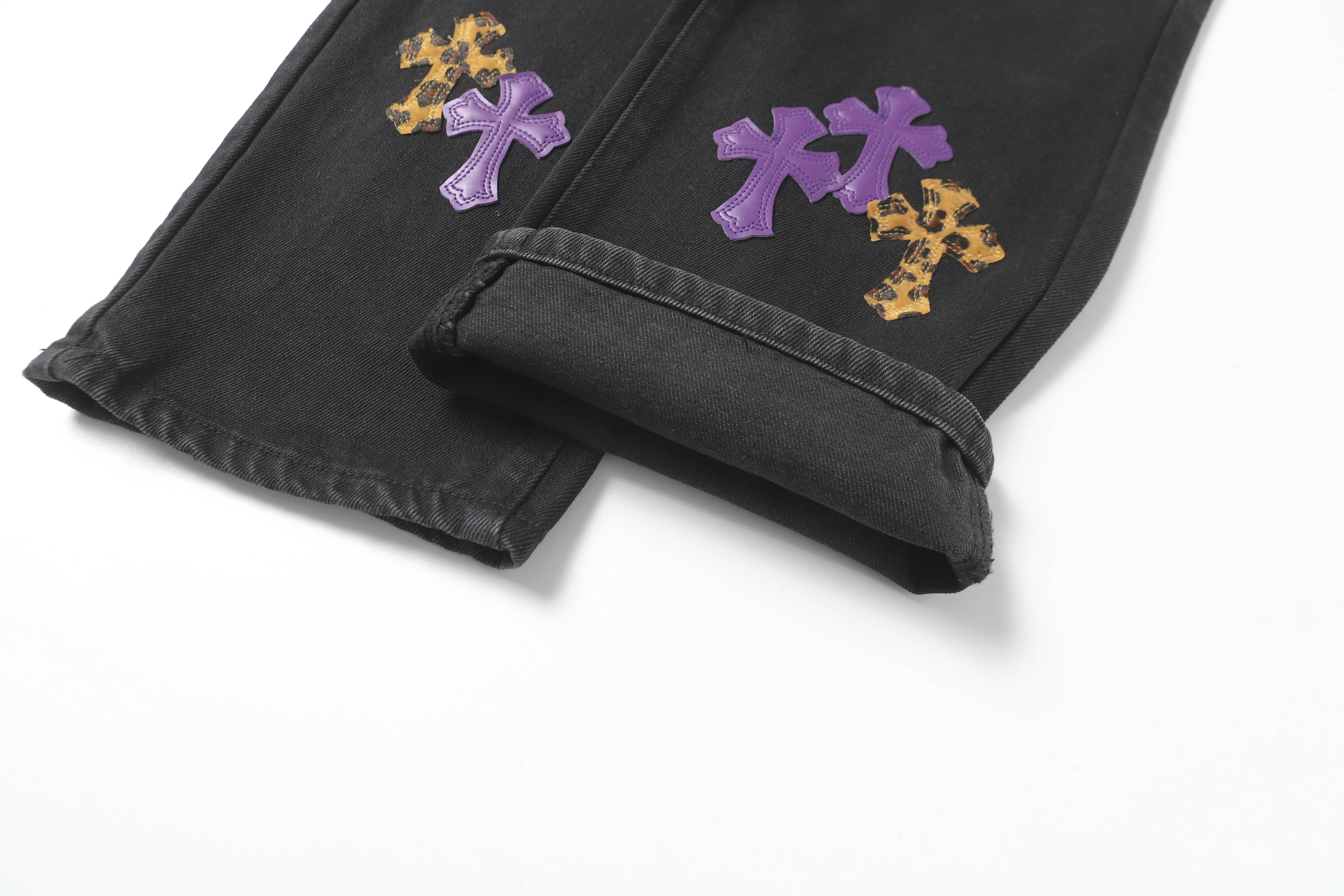 【Chrome Hearts】クロムハーツ クロスパッチ デニムジーンズ 9981