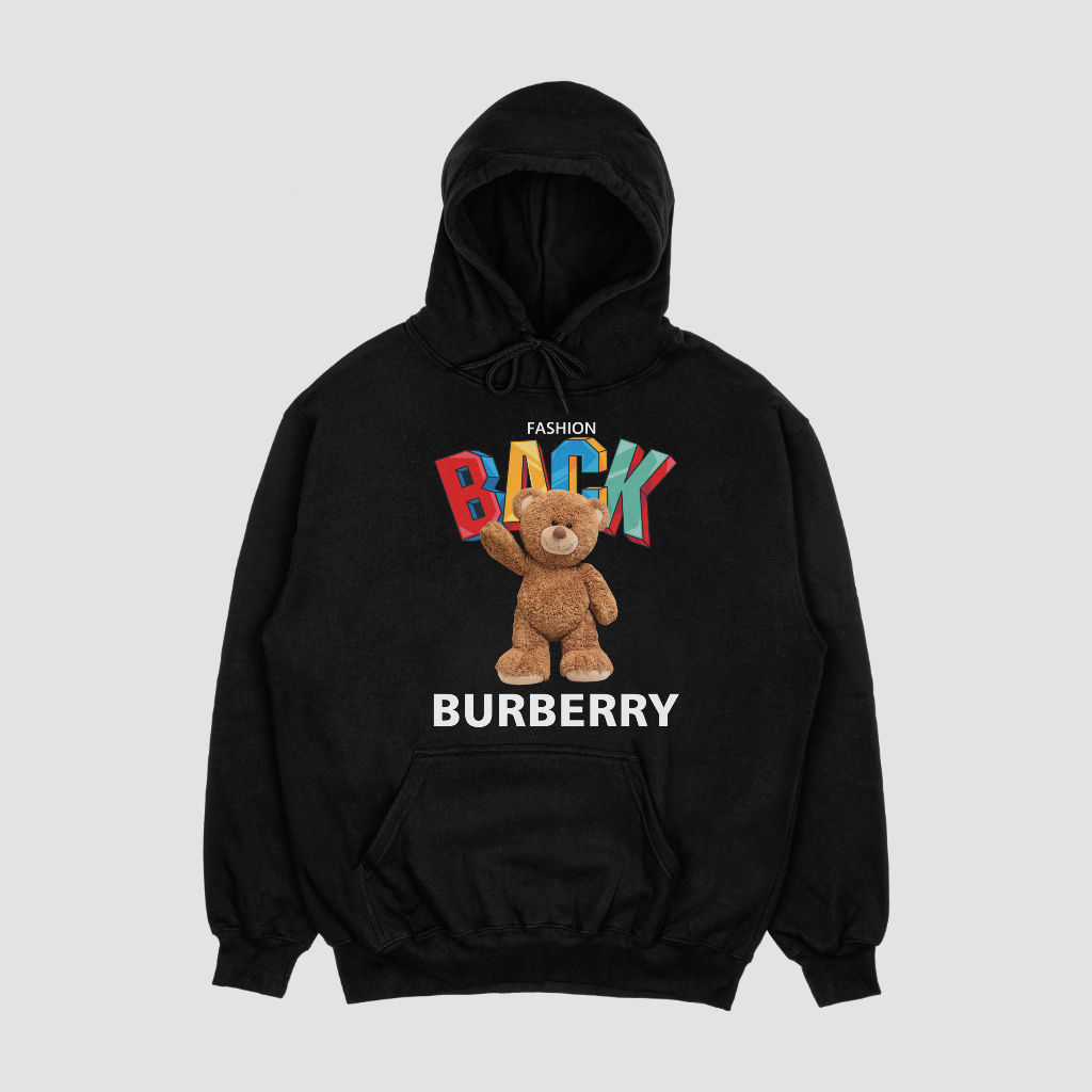Burberry 小熊アルファベットのキャラクタープリントのパーカー