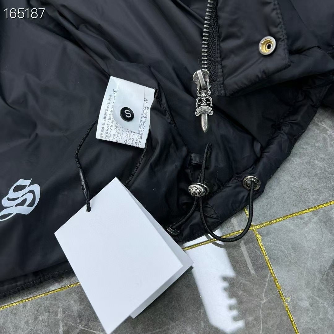 クロムハーツ2025年冬季新作ダウンジャケット（ブラック）