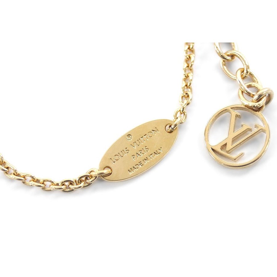 【国内発送/直営店】ルイヴィトン M61084 ブレスレット アクセサリー LV ブレスレット・エセンシャルV ゴールド 専用箱付き