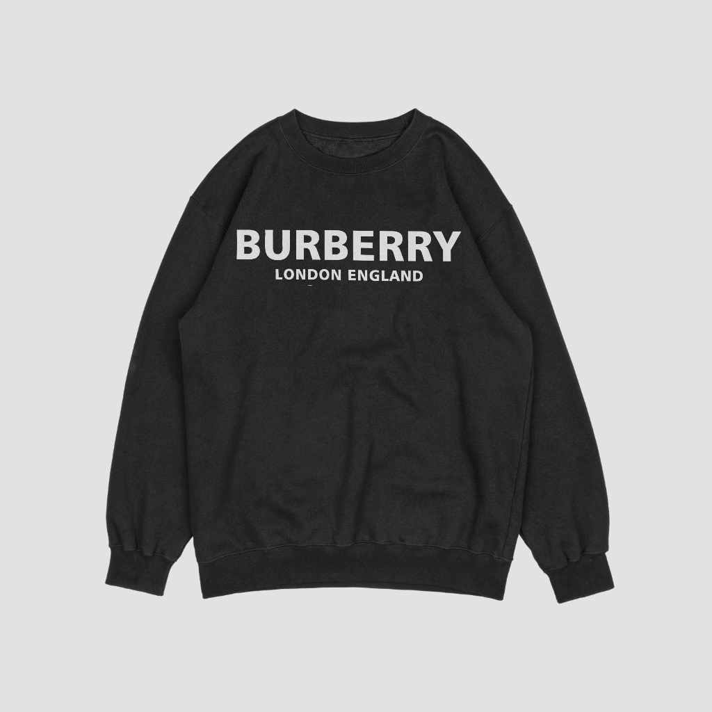 Burberryロゴアルファベットプリントスウェット クル