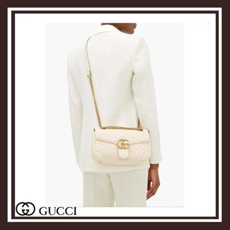 ★GUCCI★グッチ  GGマーモント ミニ レザーバッグ 四色