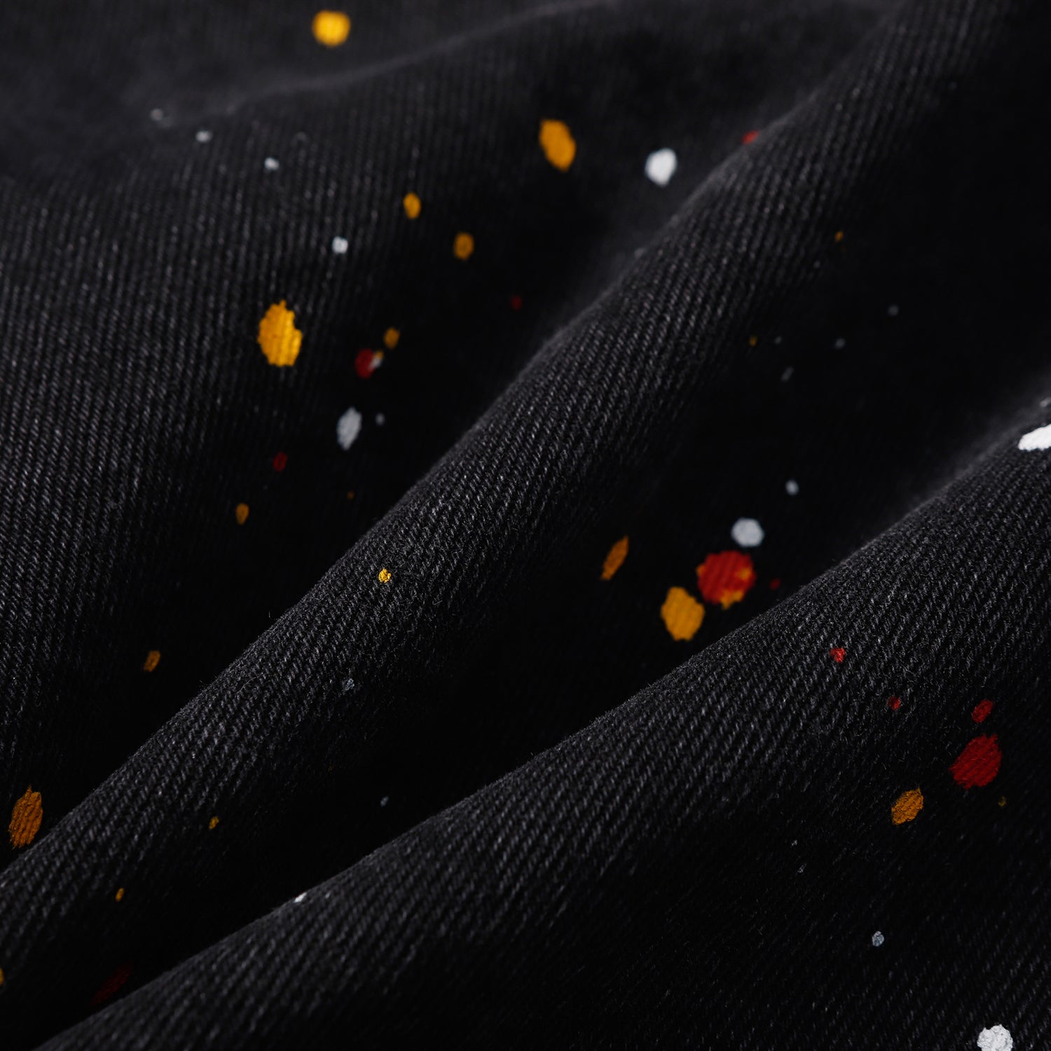 【Chrome Hearts】クロムハーツ クロスパッチ 刺繍＆ハンドペイント デニムショートパンツ 9927