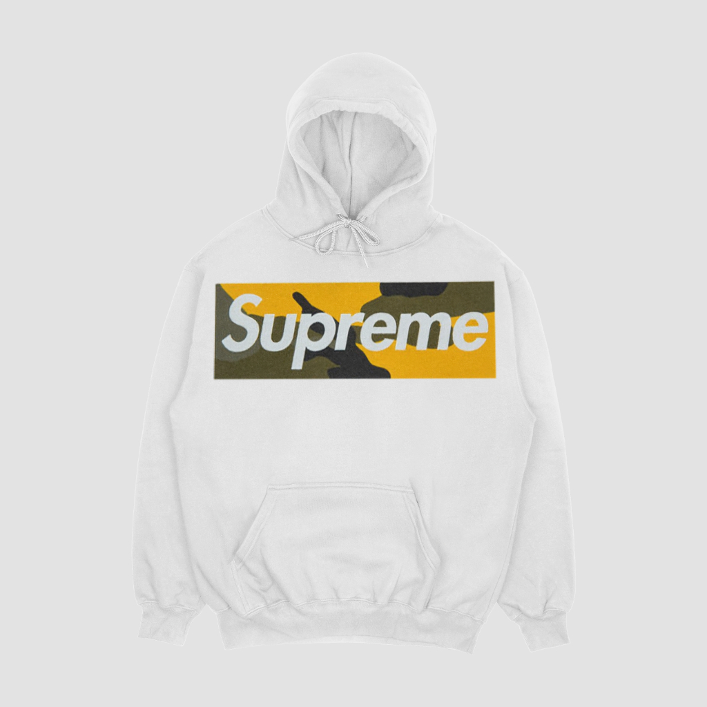 Supremeスウェット クル パーカー プリント  綿　男女兼用