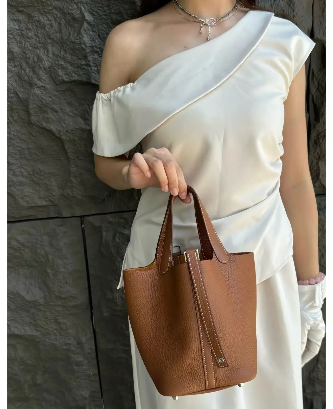 【高品質】HERMES エルメス ピコタン PM ブラック トリヨン