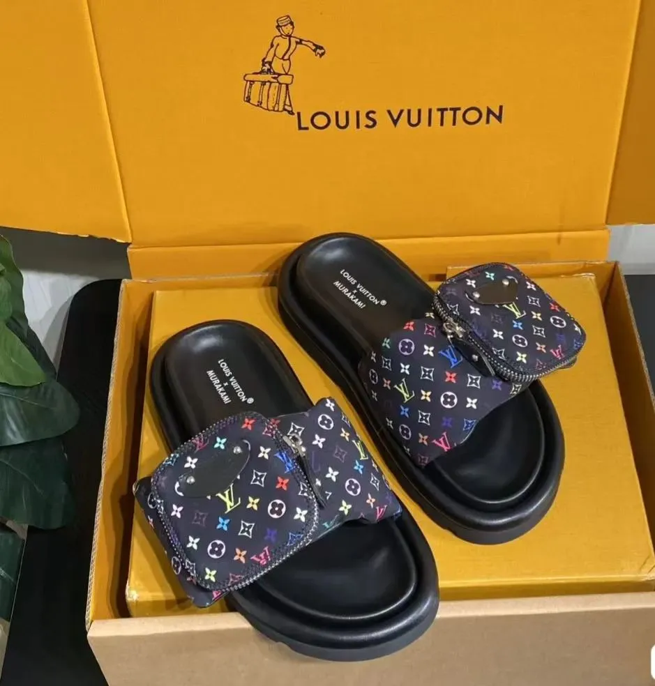 🔥50%OFF🔥🎐LOUIS VUITTON 新しいベルクロプラットフォームシルクサテンエンボスサンダル