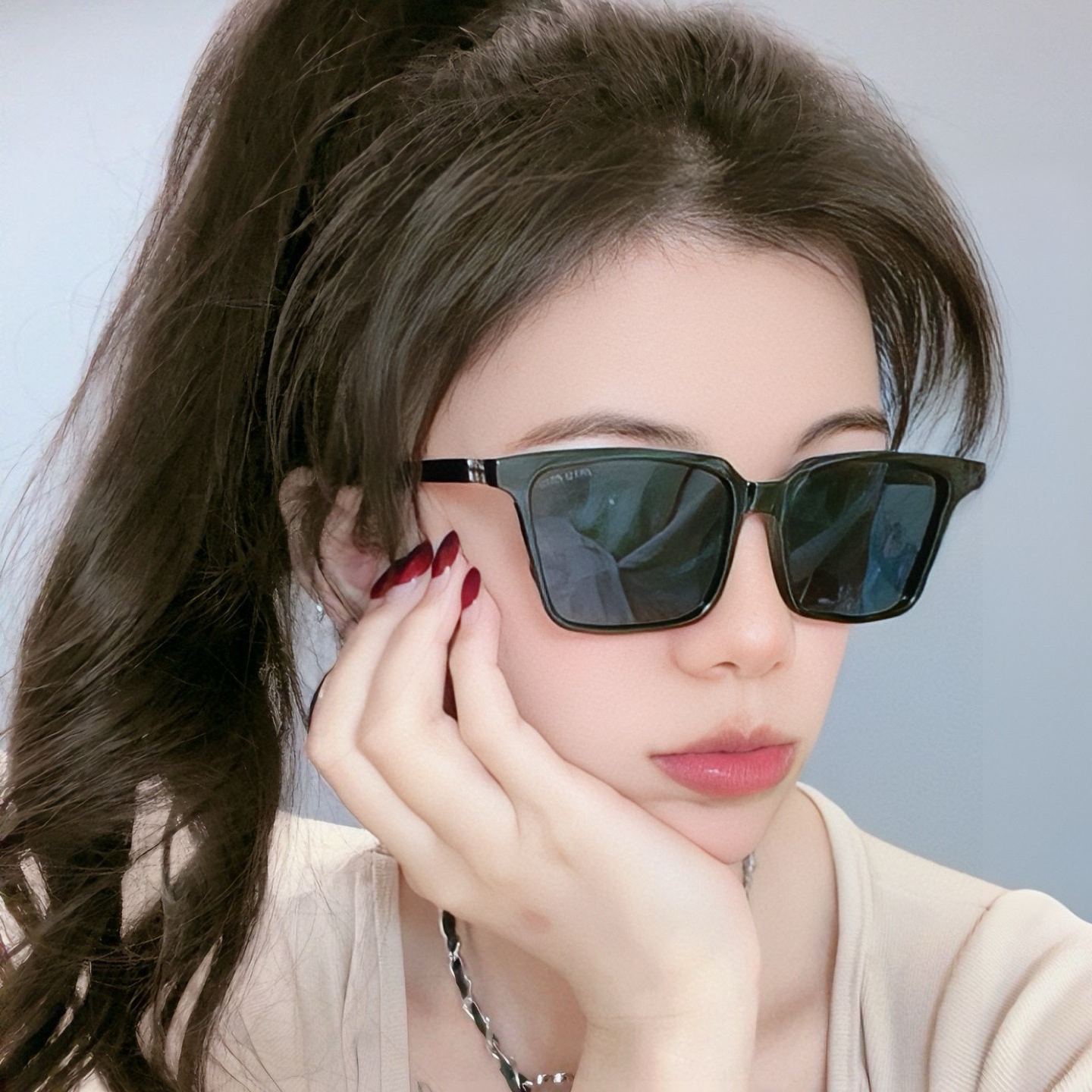 MIU MIU 2025年 春夏コレクション 輝く新作登場 ❤❤ 必須のサングラス M25803