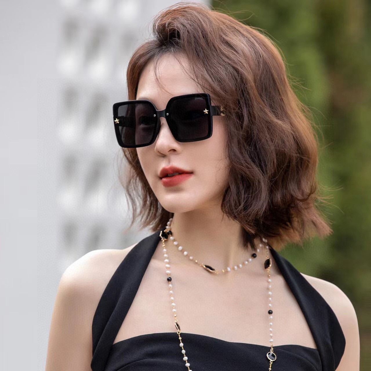 【CHANEL】シャネル 2025年 新作トレンド 大人気 ファッション スクエア 偏光サングラス CH9851