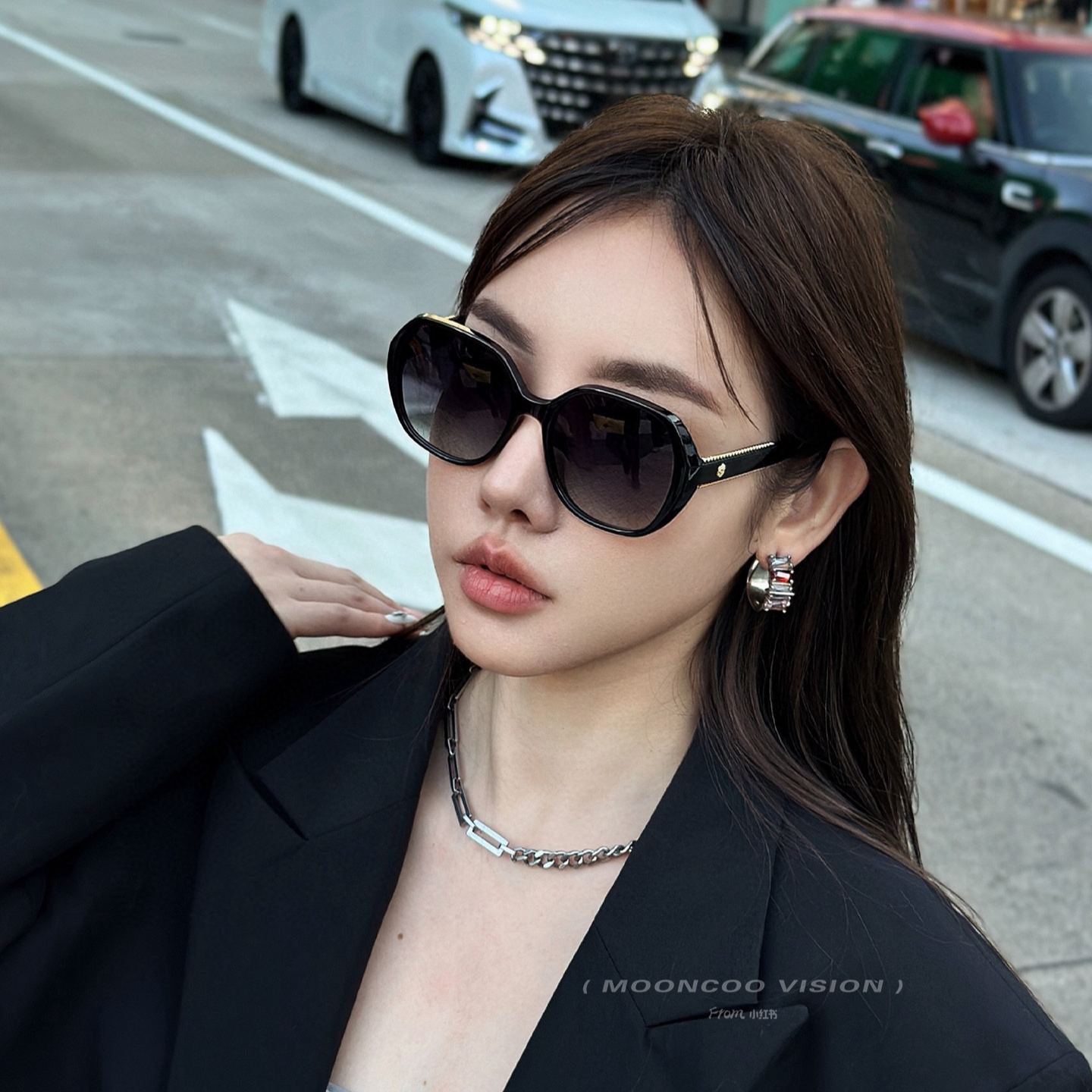 【CHANEL】シャネル 2025年新作トレンド 大人気 ファッション スクエア 偏光サングラス CH8906