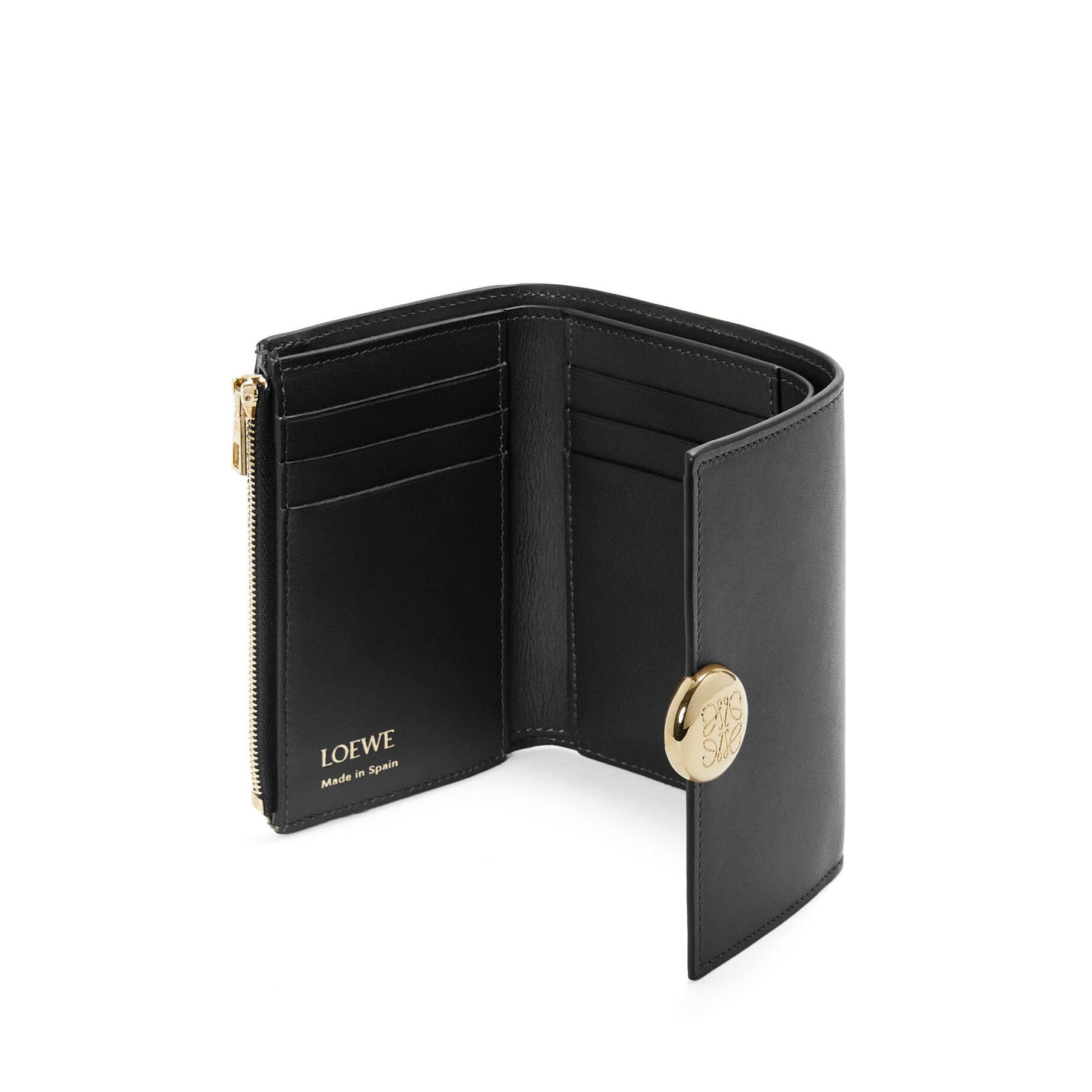 LOEWE/ロエベ ぺブル バーティカル ウォレット スモール（シャイニーナパカーフ）（財布）