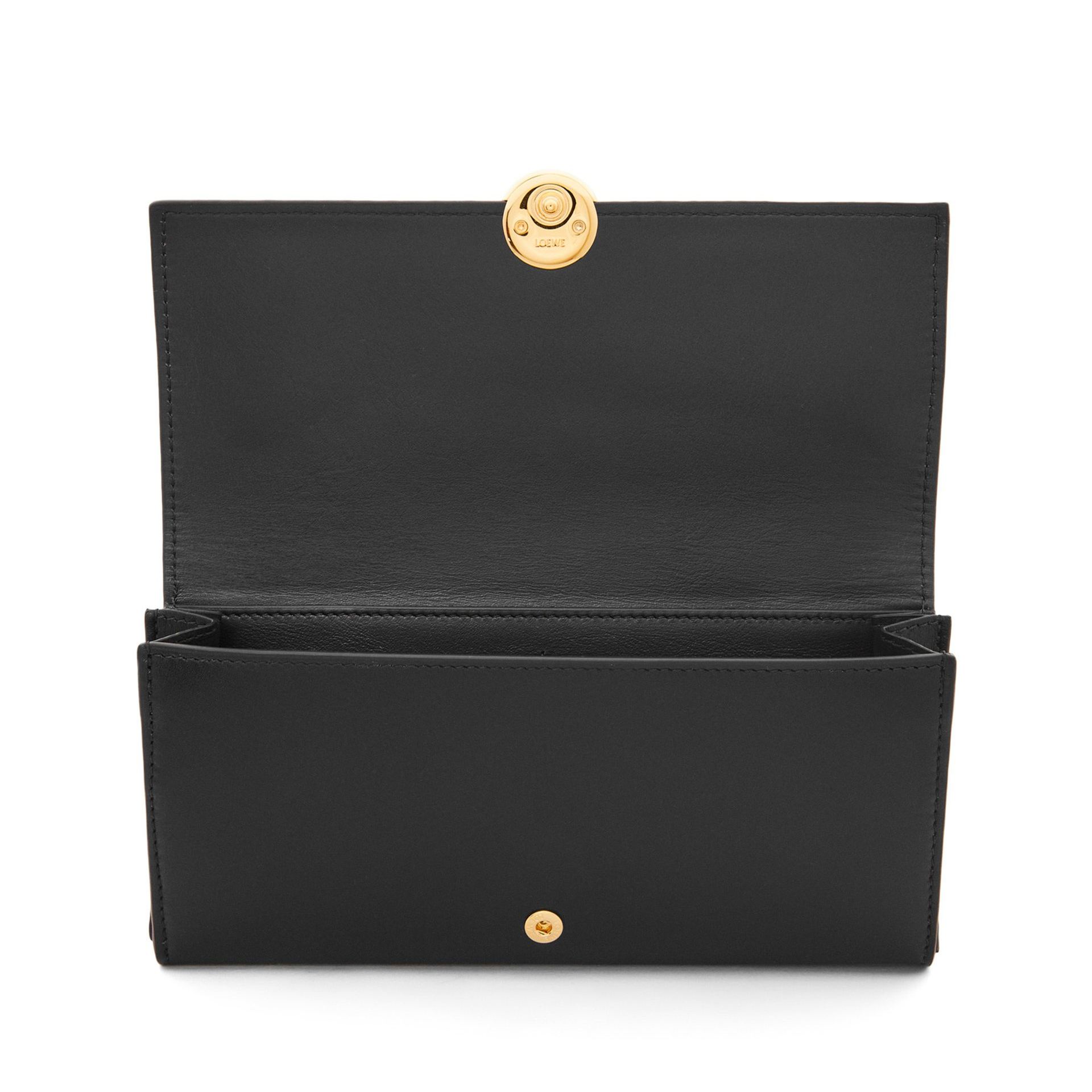 LOEWE/ロエベ ぺブル コンティネンタル ウォレット（財布）（シャイニーナパカーフ）