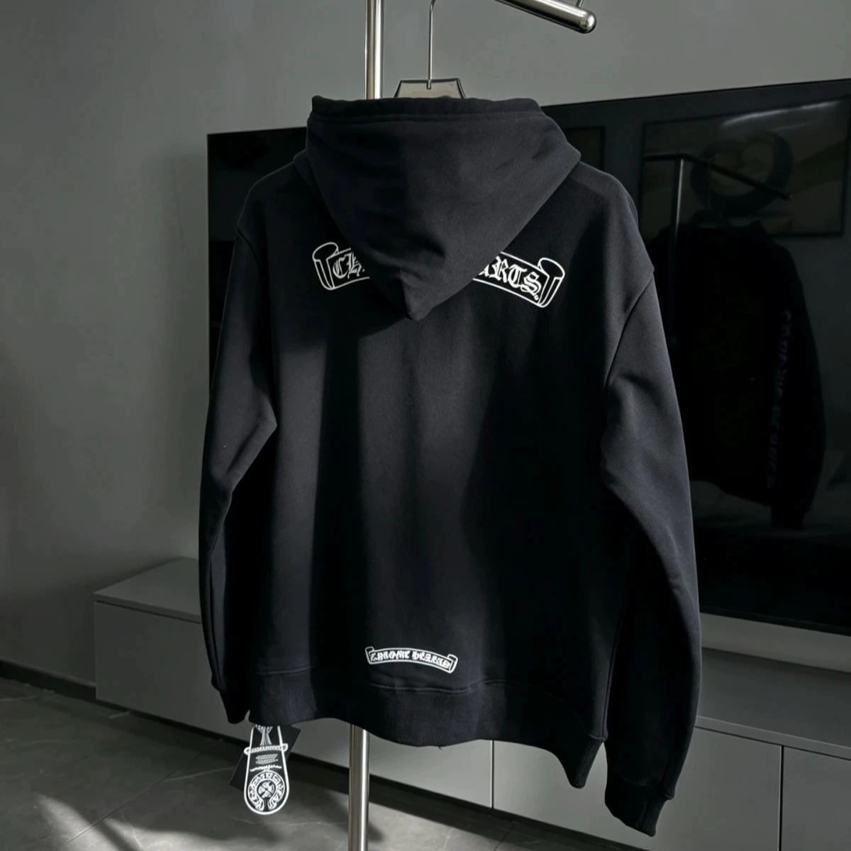 【クロムハーツ】 Chrome Hearts Zip Up Hoodie クロムハーツ パーカー ブラック【男女兼用】