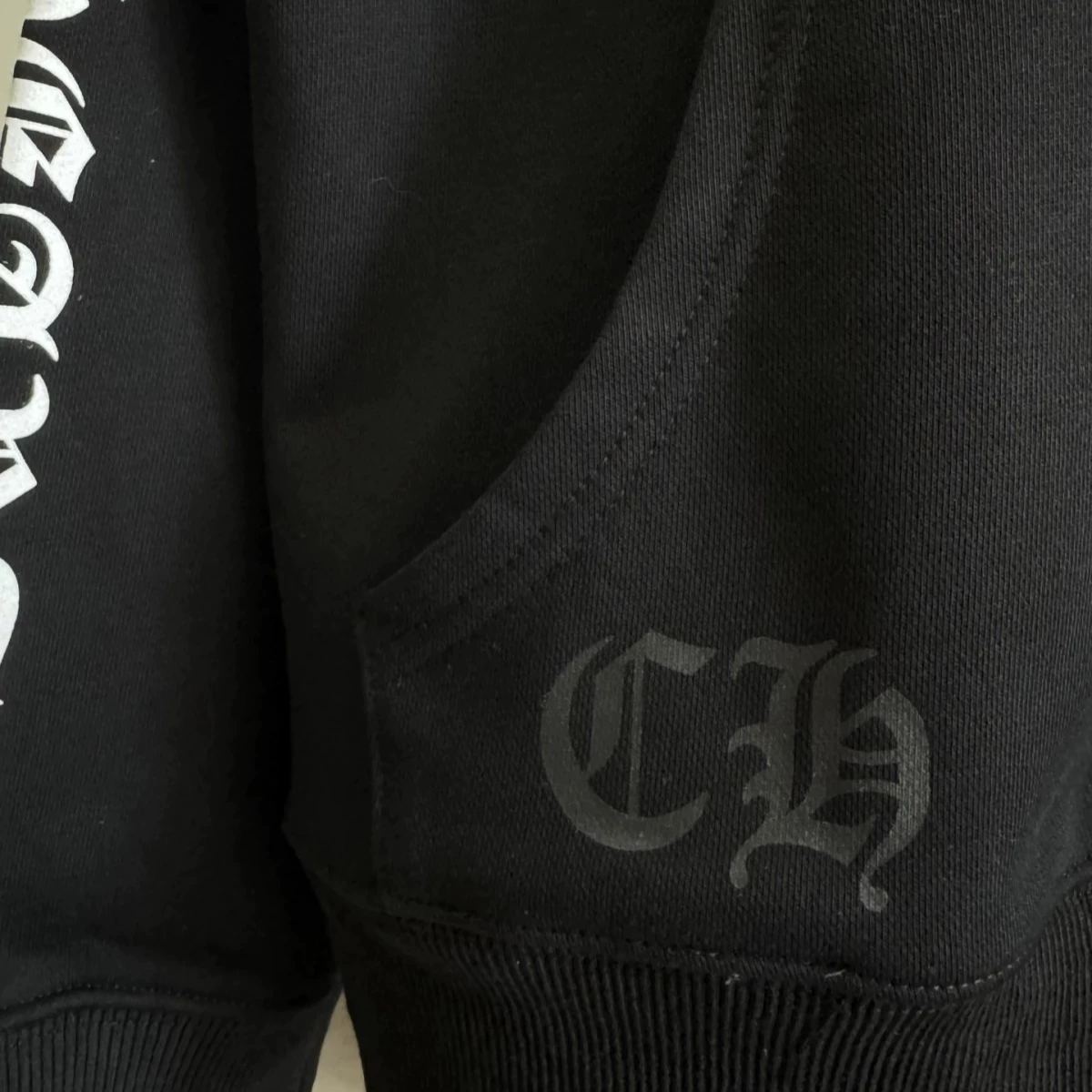 【クロムハーツ】 Chrome Hearts Zip Up Hoodie クロムハーツ パーカー ブラック【男女兼用】