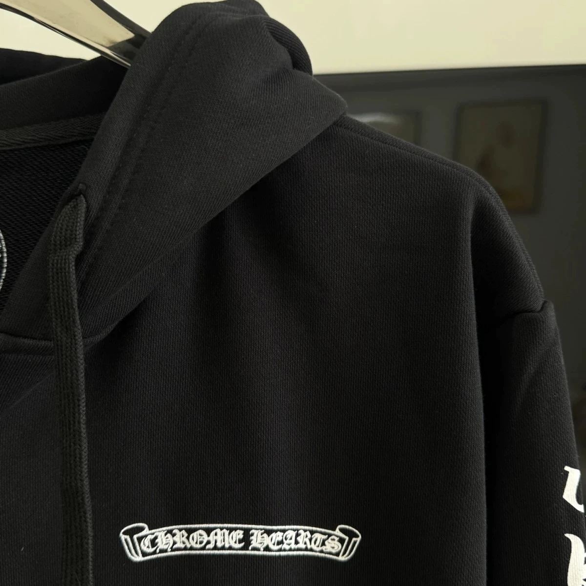 【クロムハーツ】 Chrome Hearts Zip Up Hoodie クロムハーツ パーカー ブラック【男女兼用】