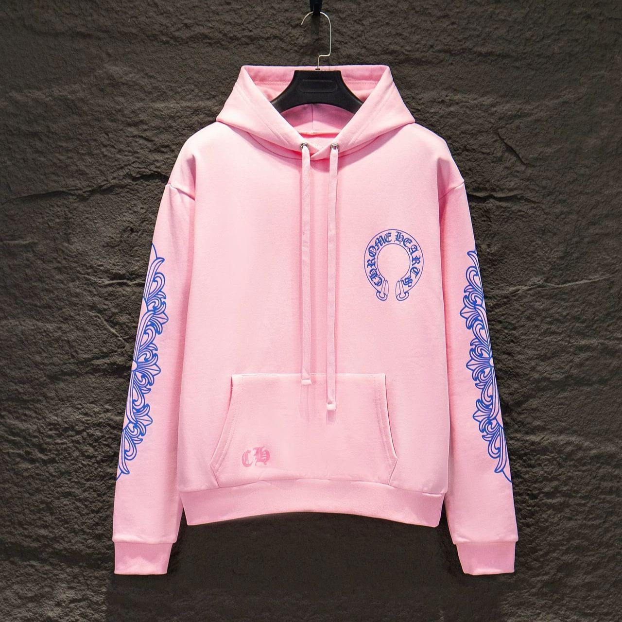 26SS 定番モデル Chrome Hearts Zip Up Hoodie クロムハーツ パーカー ピンク サイズ S~XL【男女兼用】