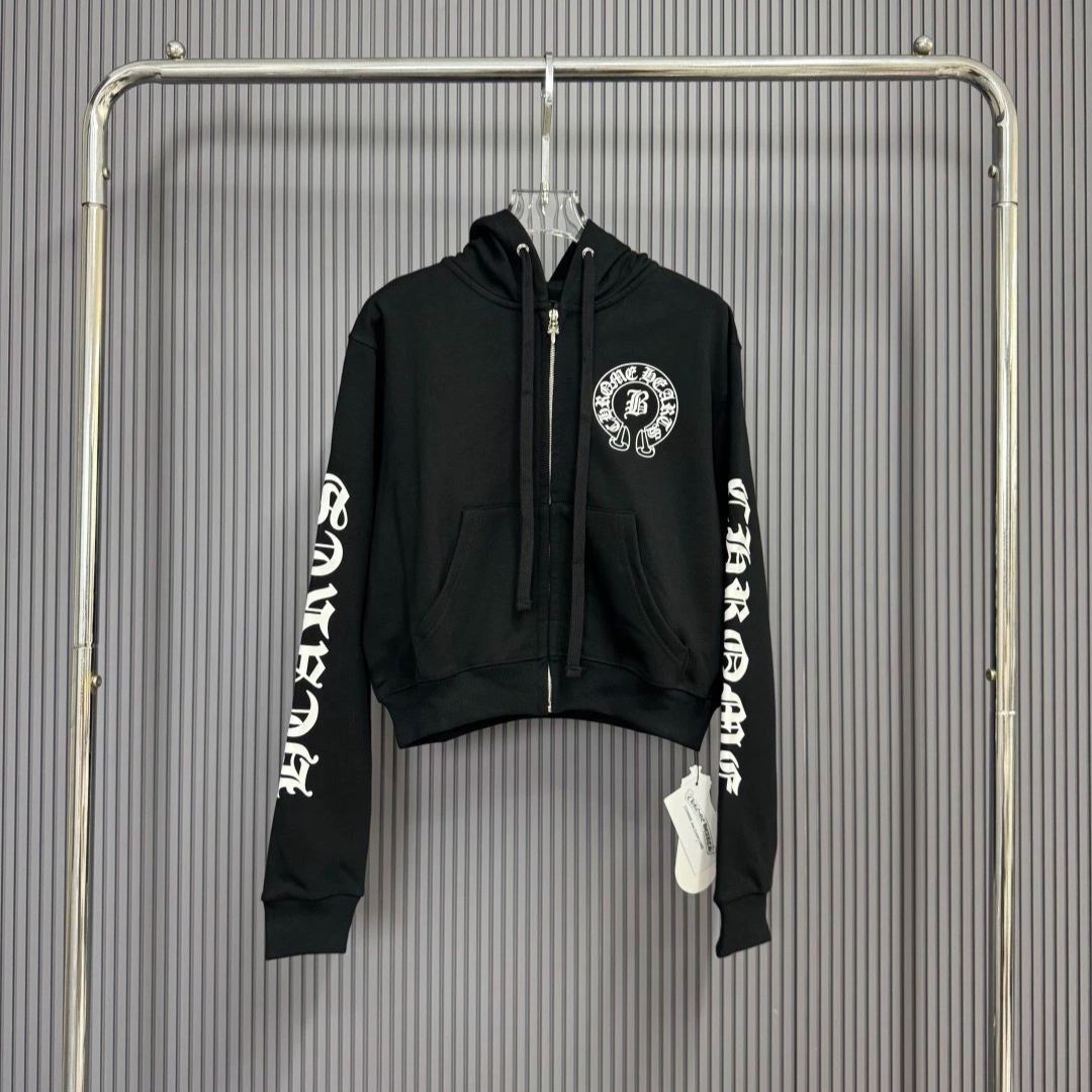 2026新作 定番モデル クロムハーツ パーカー レディース サイズ  S / M / L   Chrome Hearts Zip Up Hoodie 